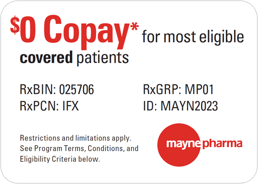 Mayne Pharma Patient Savings Card image
